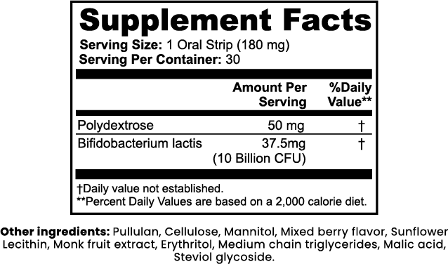 Probiotic + Metabolism Strips